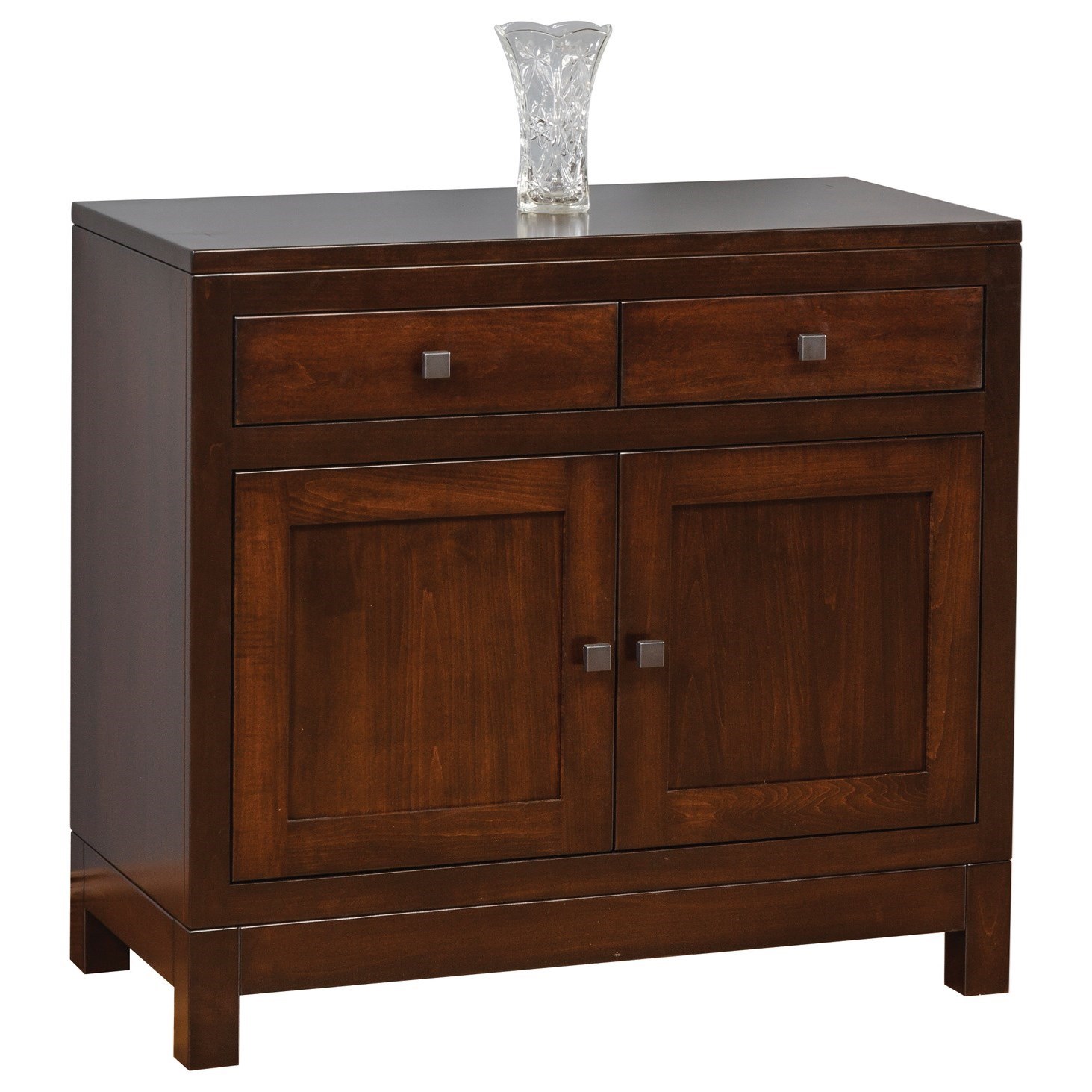 Meadow Lane Wood Hampton Contemporary Hutch Base with FullExtension Drawers Saugerties